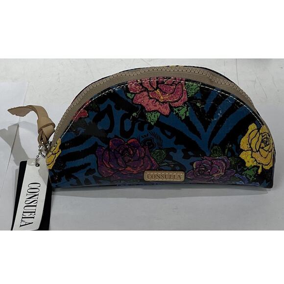 Consuela Cosmetic Floral Pouch Women's EUC - Picture 6 of 7